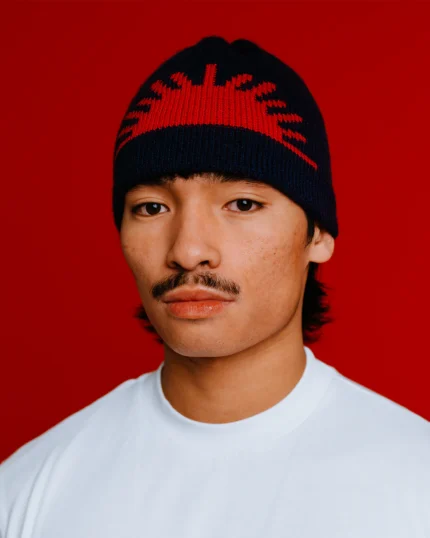 Chunky Knit Beanie - Navy
