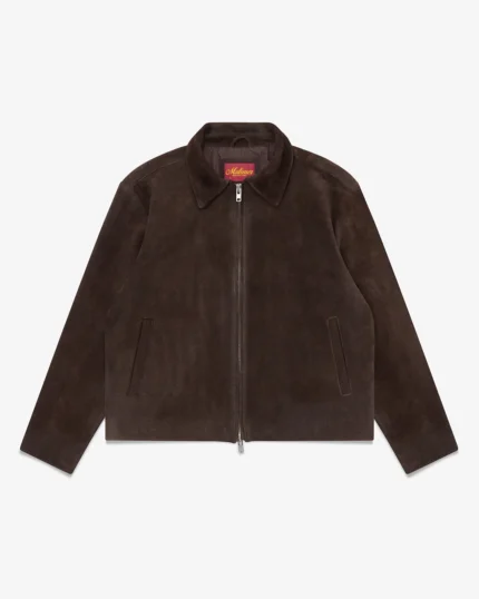 Suede Dinner Jacket (Brown)