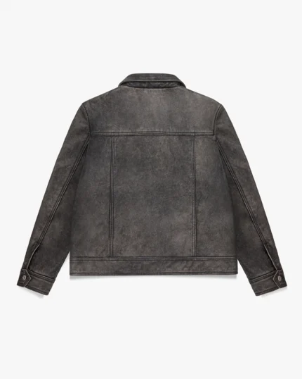 Distressed Leather Jacket