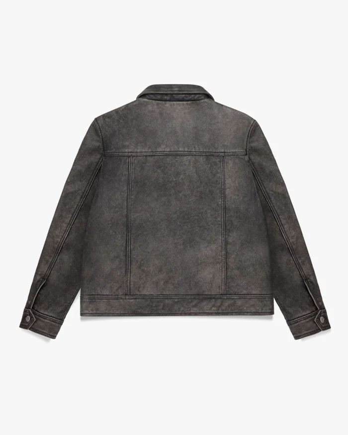 Distressed Leather Jacket