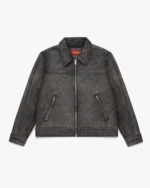 Distressed Leather Jacket