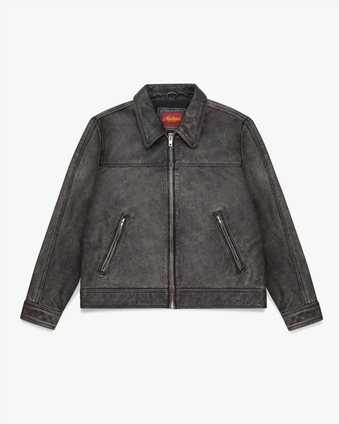 Distressed Leather Jacket