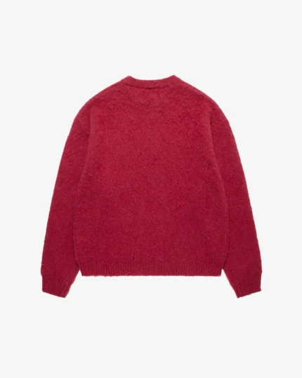 Shaggy Mohair Knit (Wine)