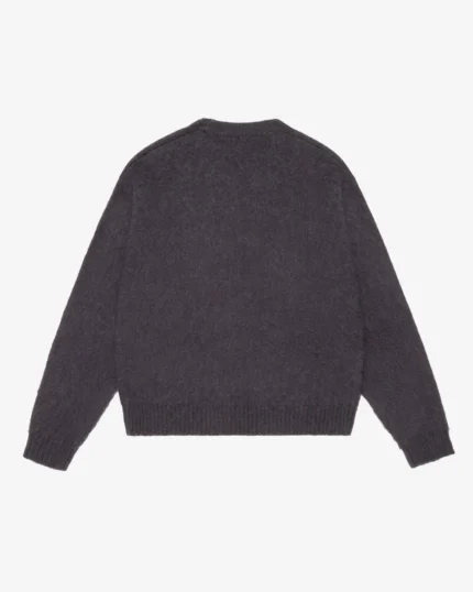 Shaggy Mohair Knit (Charcoal)