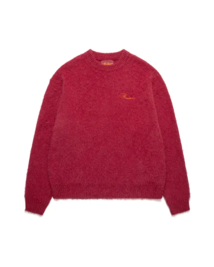 Mutimer Shaggy Mohair knit (Wine)